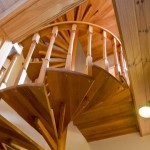 Sanctuary Tower Cedar Spiral Stair Case